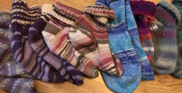 A ridiculous amount of socks